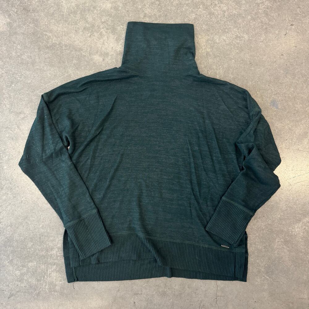Abercrombie & Fitch Soft & Cozy Green Turtleneck Longsleeve Sweater Medium - Picture 1 of 5
